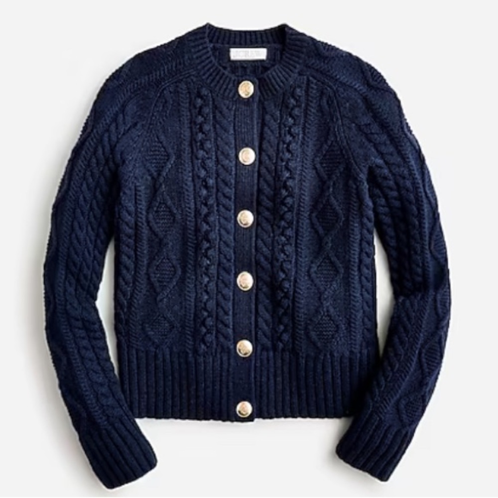 ⭐️NEW💎 J.CREW CARDIGAN in NAVY size SMALL